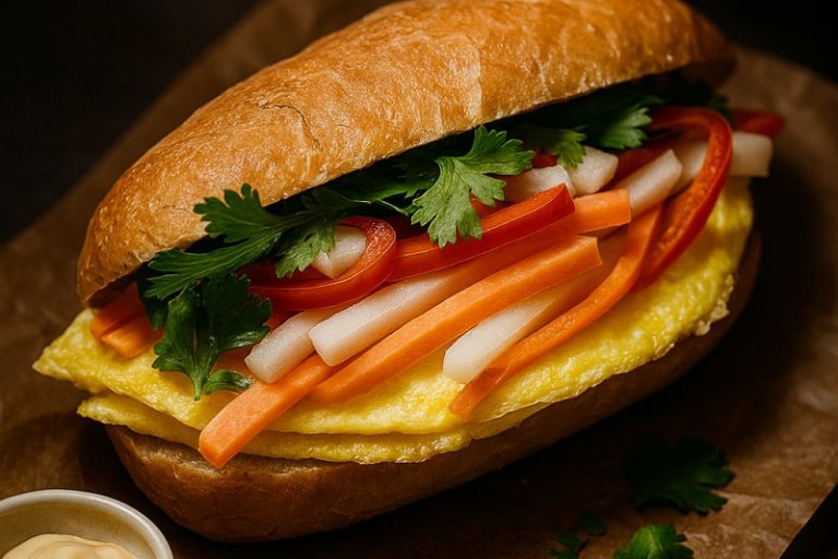Banh Mi s omeletou - foto č. 1